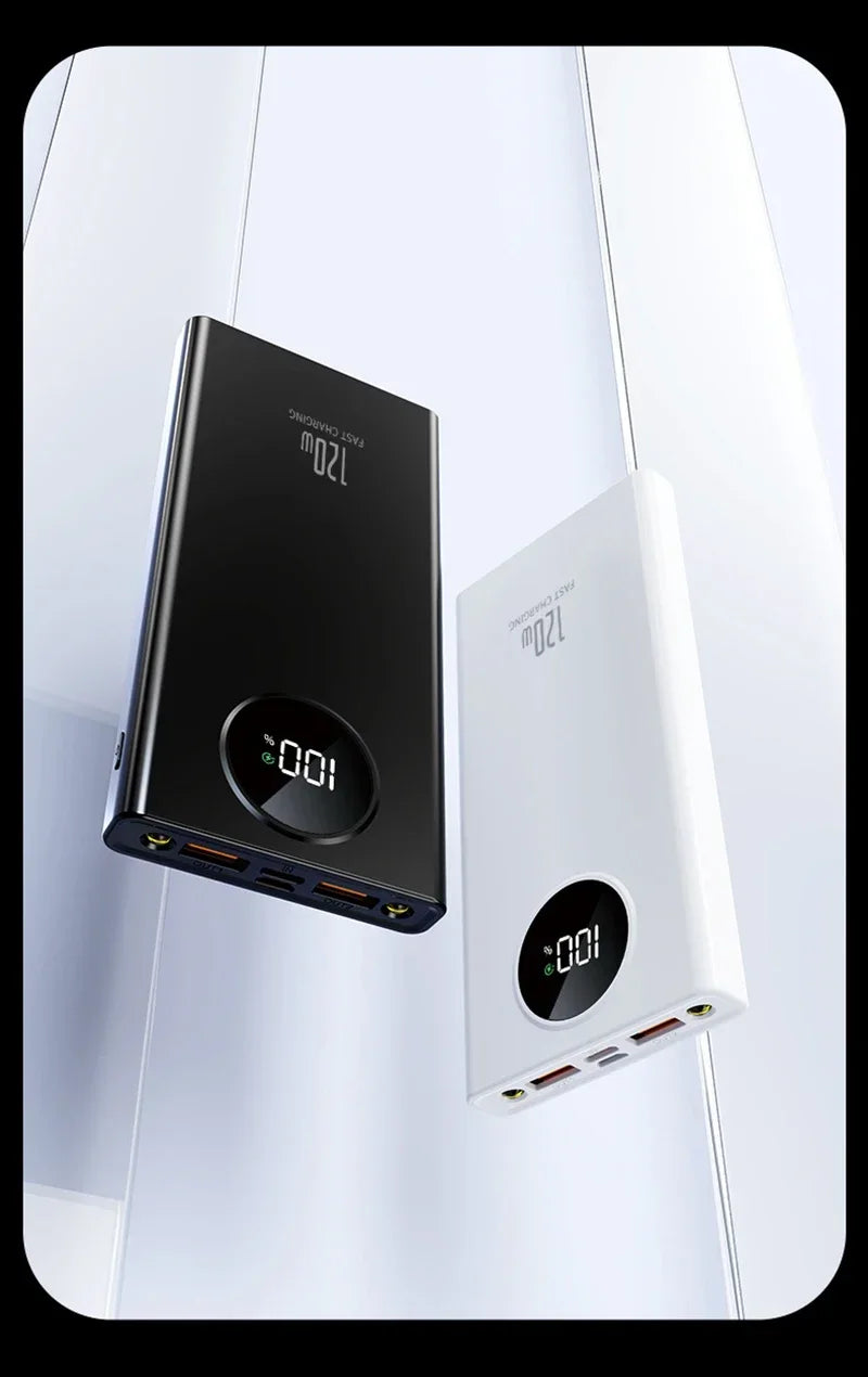 Ultra-Large Capacity Power Bank – Super Fast Charging with Flashlight (Portable External Battery)