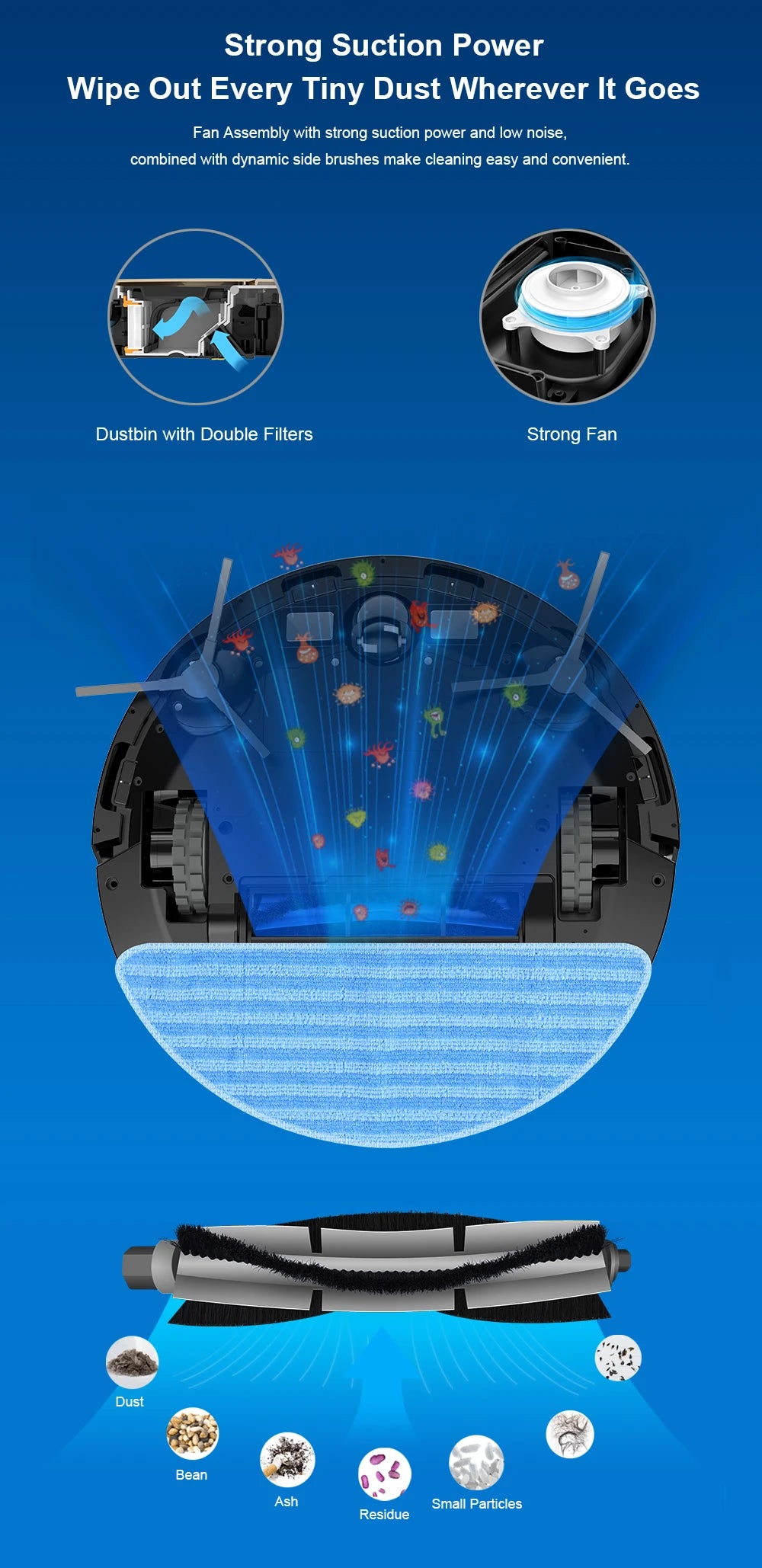 Liectroux X6 Smart Robot Vacuum Cleaner – Laser LiDAR, Y-Shape Mopping, 6500Pa Suction