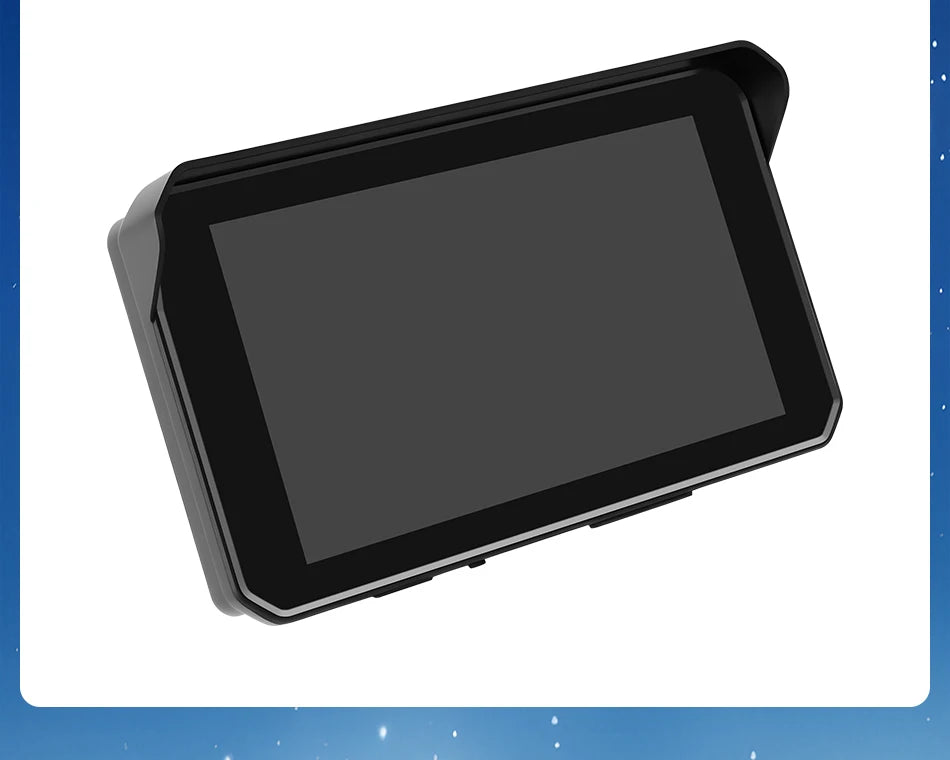 Jansite 5” IPX7 Motorcycle / Car Smart Display – Wireless CarPlay, Android Auto & MirrorLink