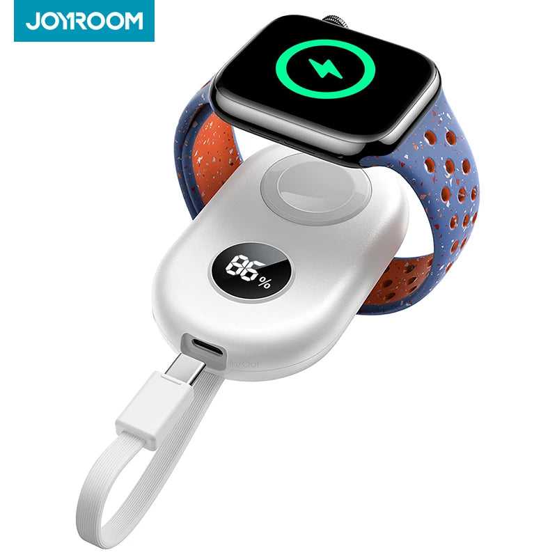 Mini Power Bank for Apple Watch – USB-C Wireless iWatch Charger (JR-W09)