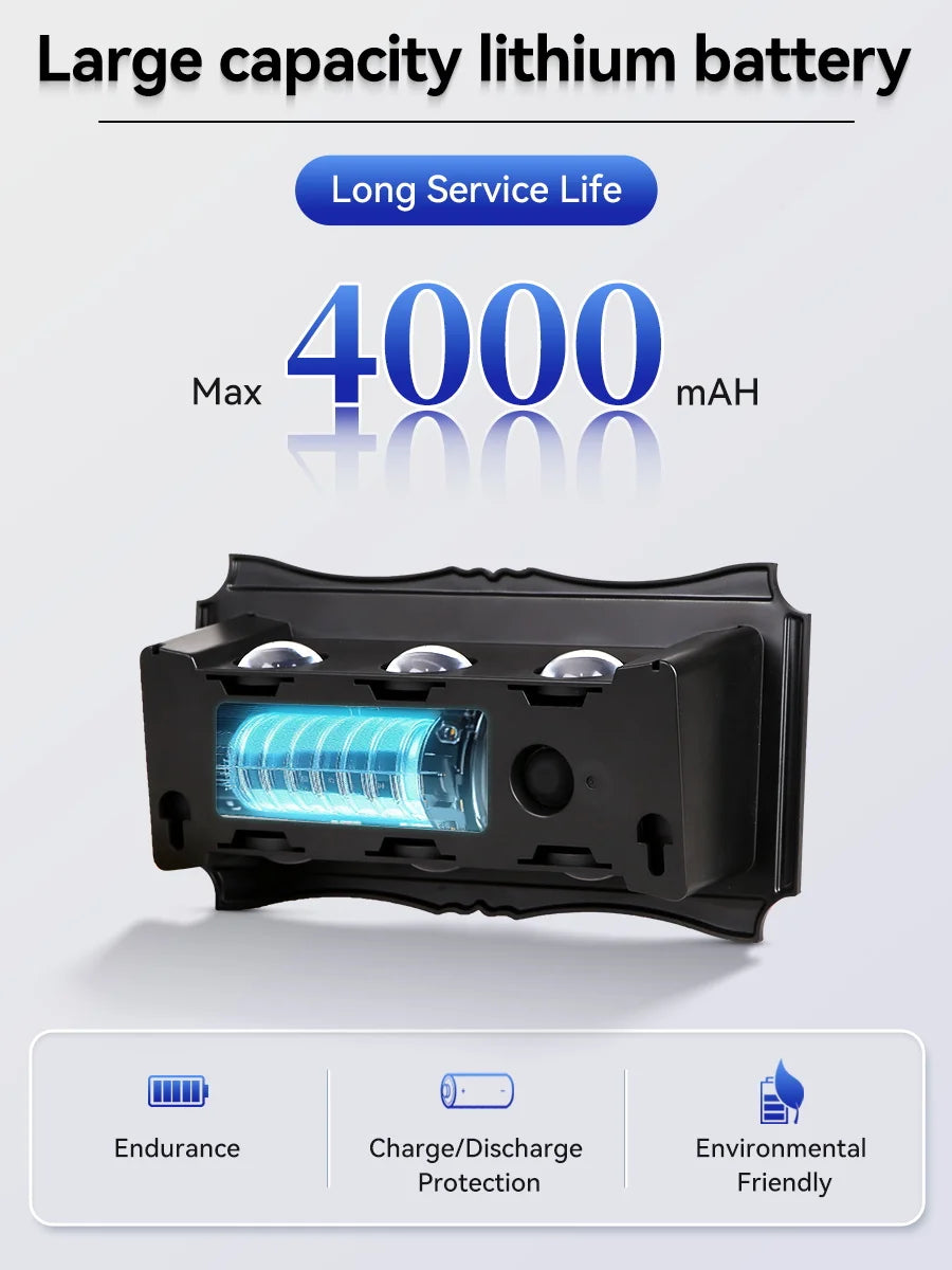 CHENBEN Solar LED Wall Light | IP65 Waterproof Outdoor Wall Lamp, Warm/RGB