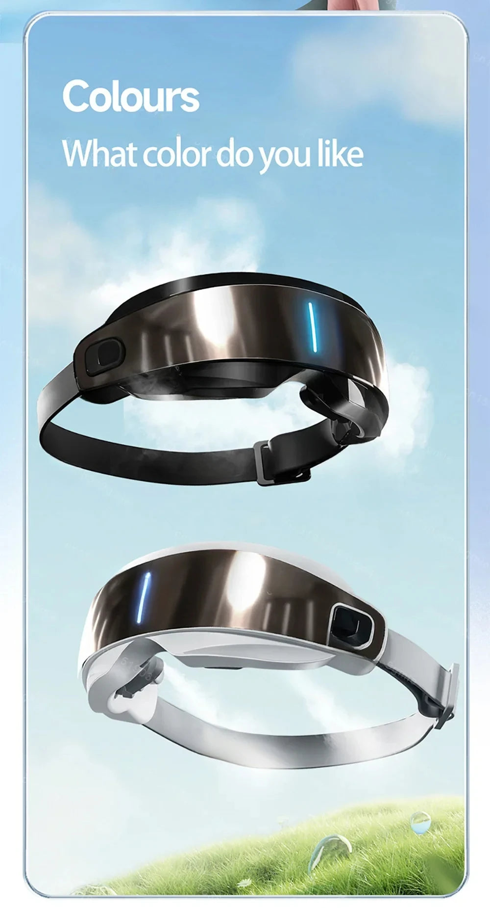 BXA / MERALL Eye Atomization Massager – Acupressure Glasses for Eye Relaxation