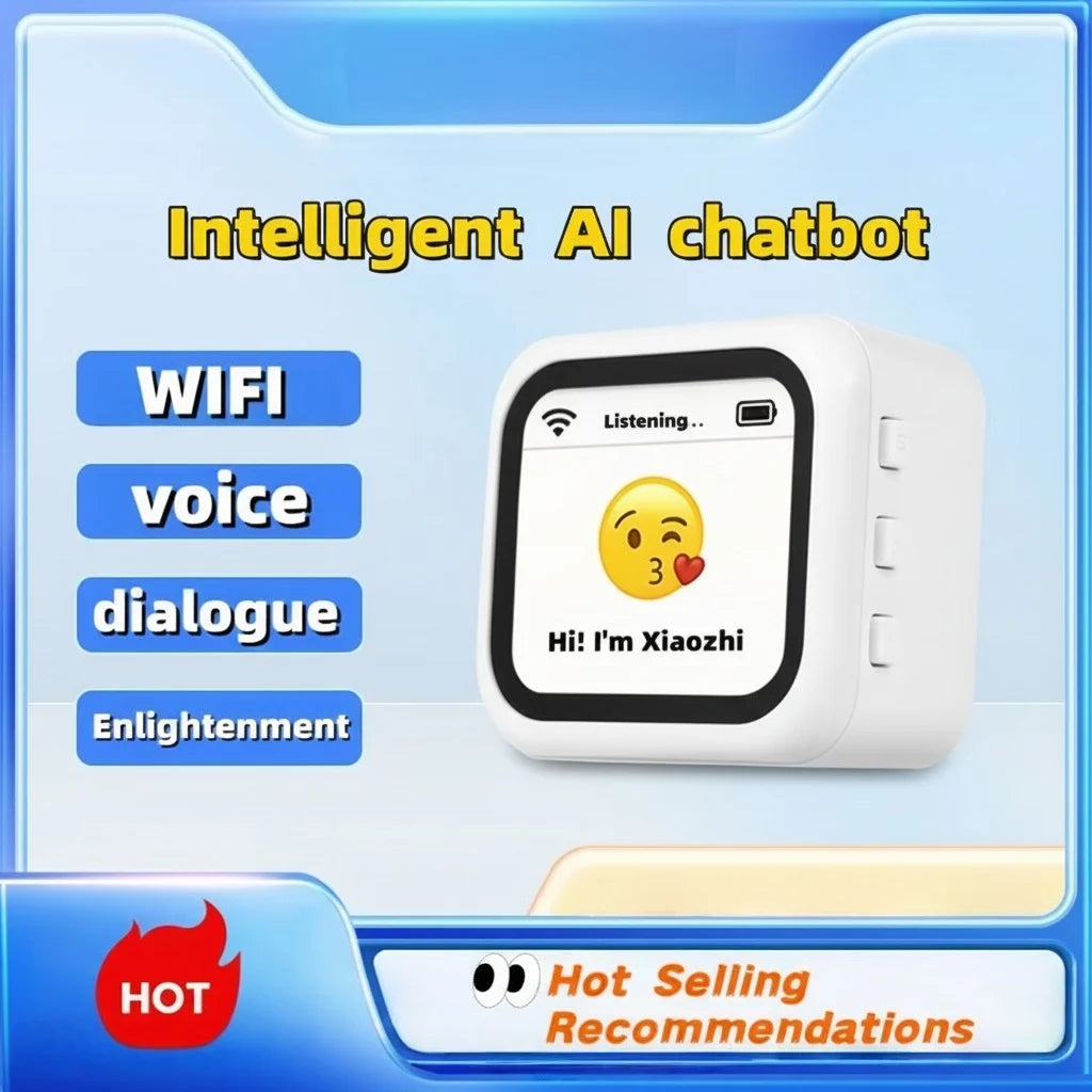 ZN-AI Xiaozhi Smart AI Voice Robot – WiFi Intelligent Interaction Desktop Assistant (Multi-Language)