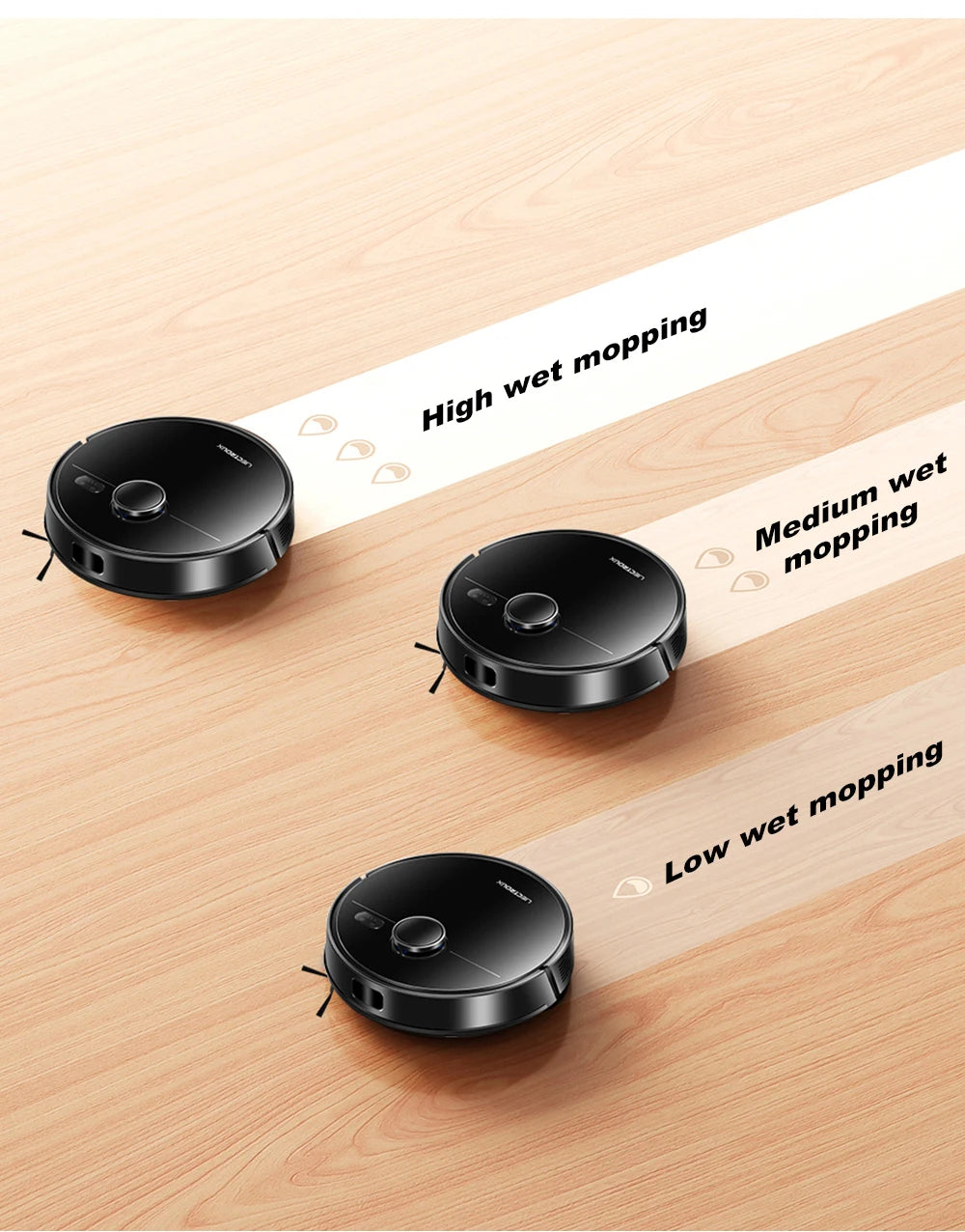 Liectroux M70 Pro Smart Robot Vacuum – LiDAR Navigation, 175-Min Runtime, Self-Empty Base