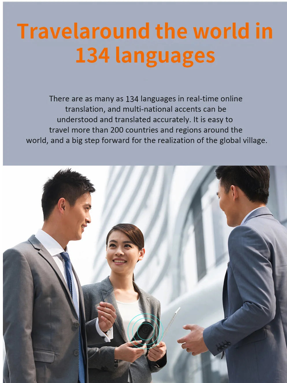 YTYIN S6 Pro AI Translation Pen – Touch Screen Voice Translator with ChatGPT & 142 Languages  Option 2: