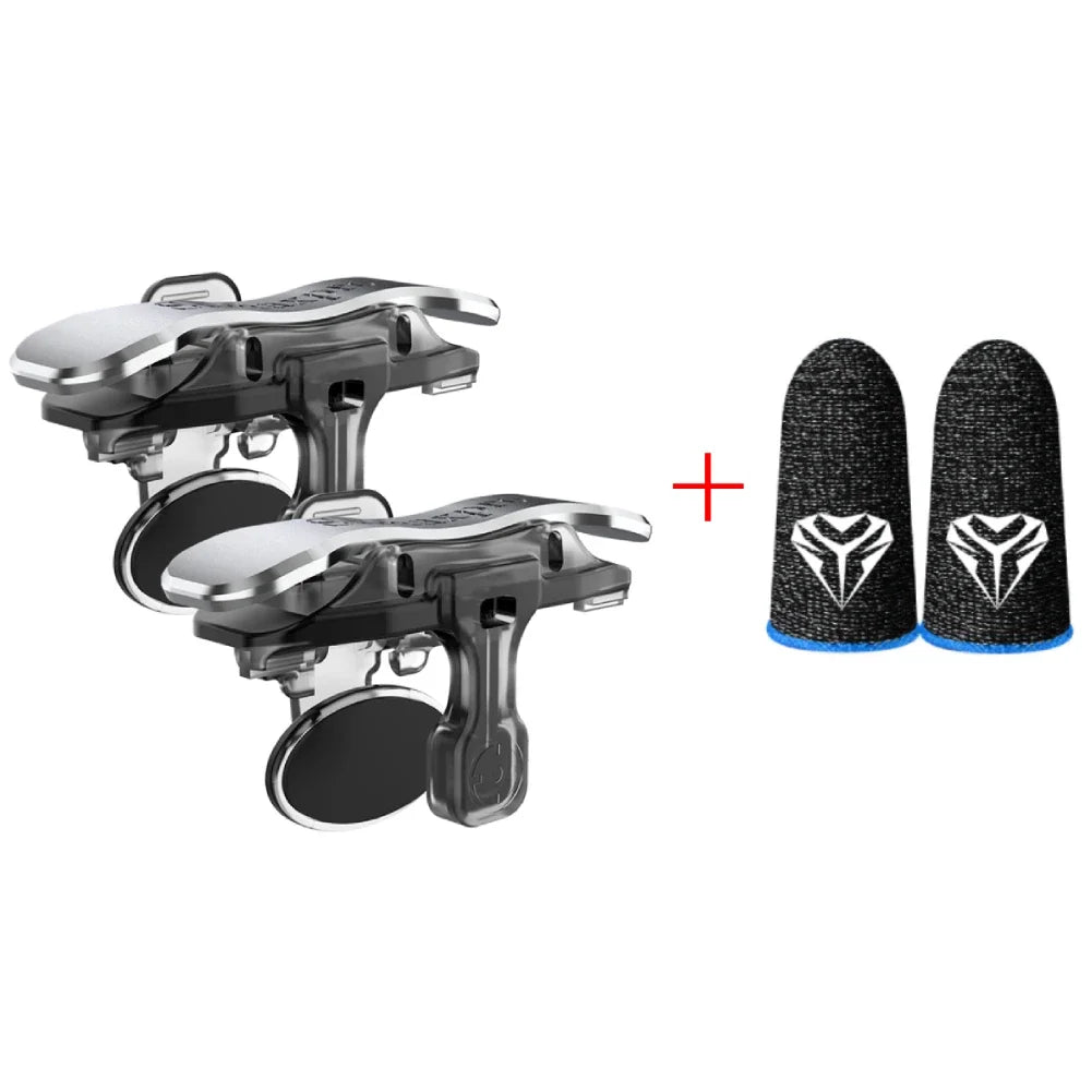 X8 Mobile Gaming Triggers – Zero-Lag PUBG Aim Button Controller (1 Pair)