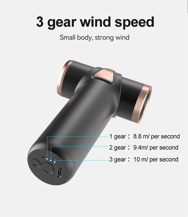Lescolton Cordless Hair Dryer – Mini High-Speed, Ionic, Rechargeable
