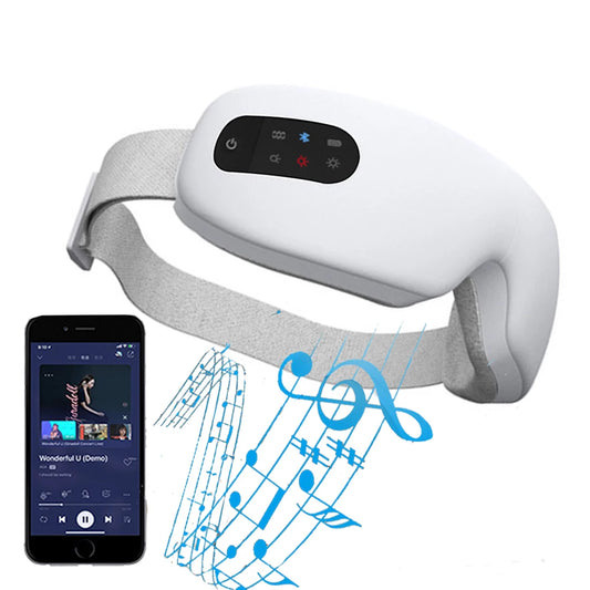 Electric Eye Massager – 4-Level Heat, Music & Sleep Relaxation