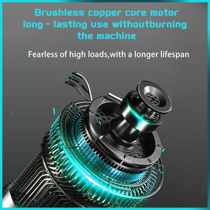 Brushless Electric Power Tool 220V – High Performance AC Motor Tool with Battery Included