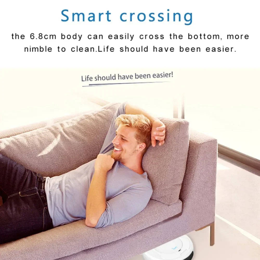 BOWAI Automatic Robot Vacuum Cleaner – Smart Dry & Wet Sweeping Robot for Home Floors
