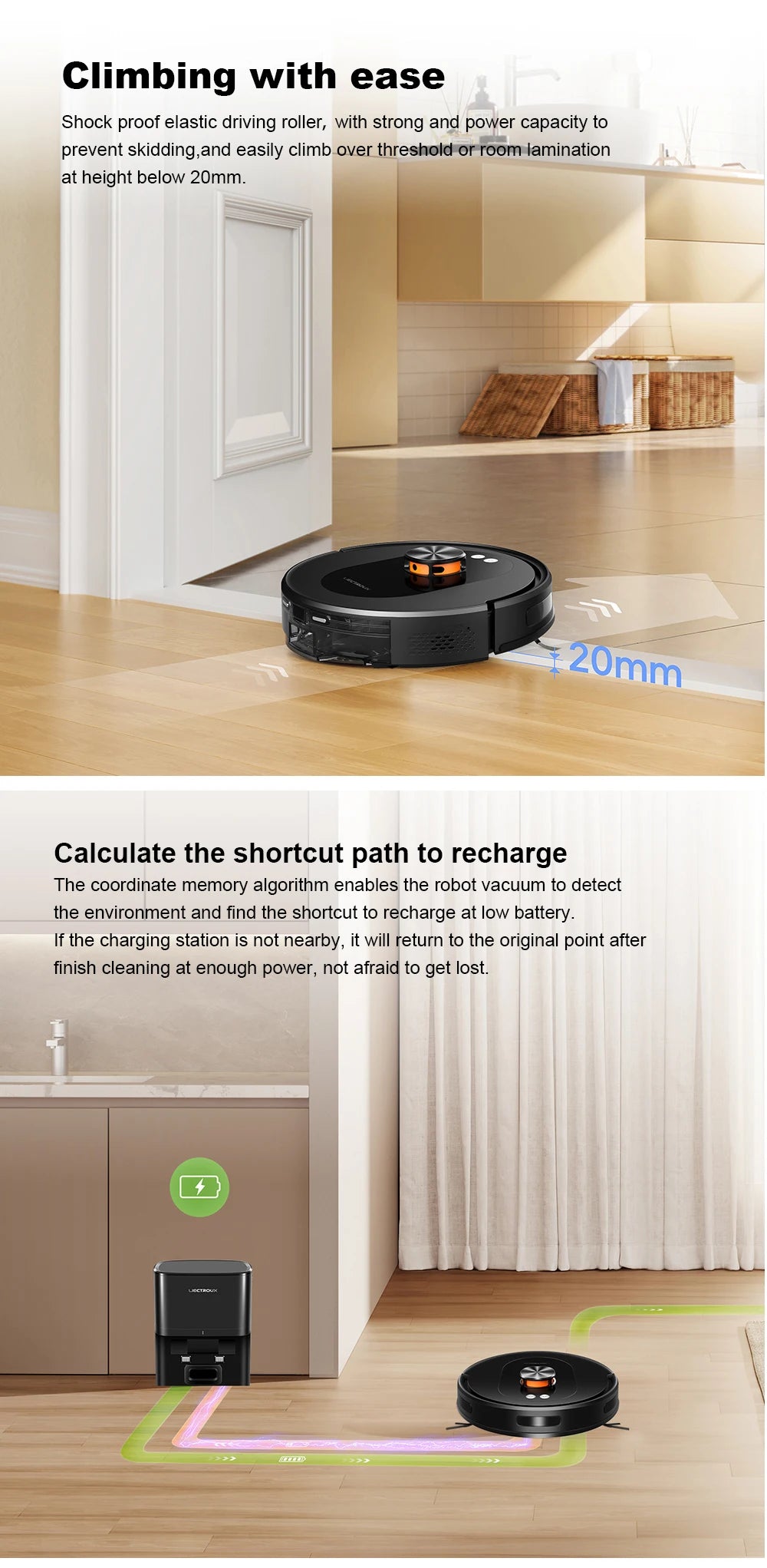 Liectroux T9 Robot Vacuum & Mop – 6500Pa LiDAR Mapping, Self-Empty Station, Dual-Band WiFi
