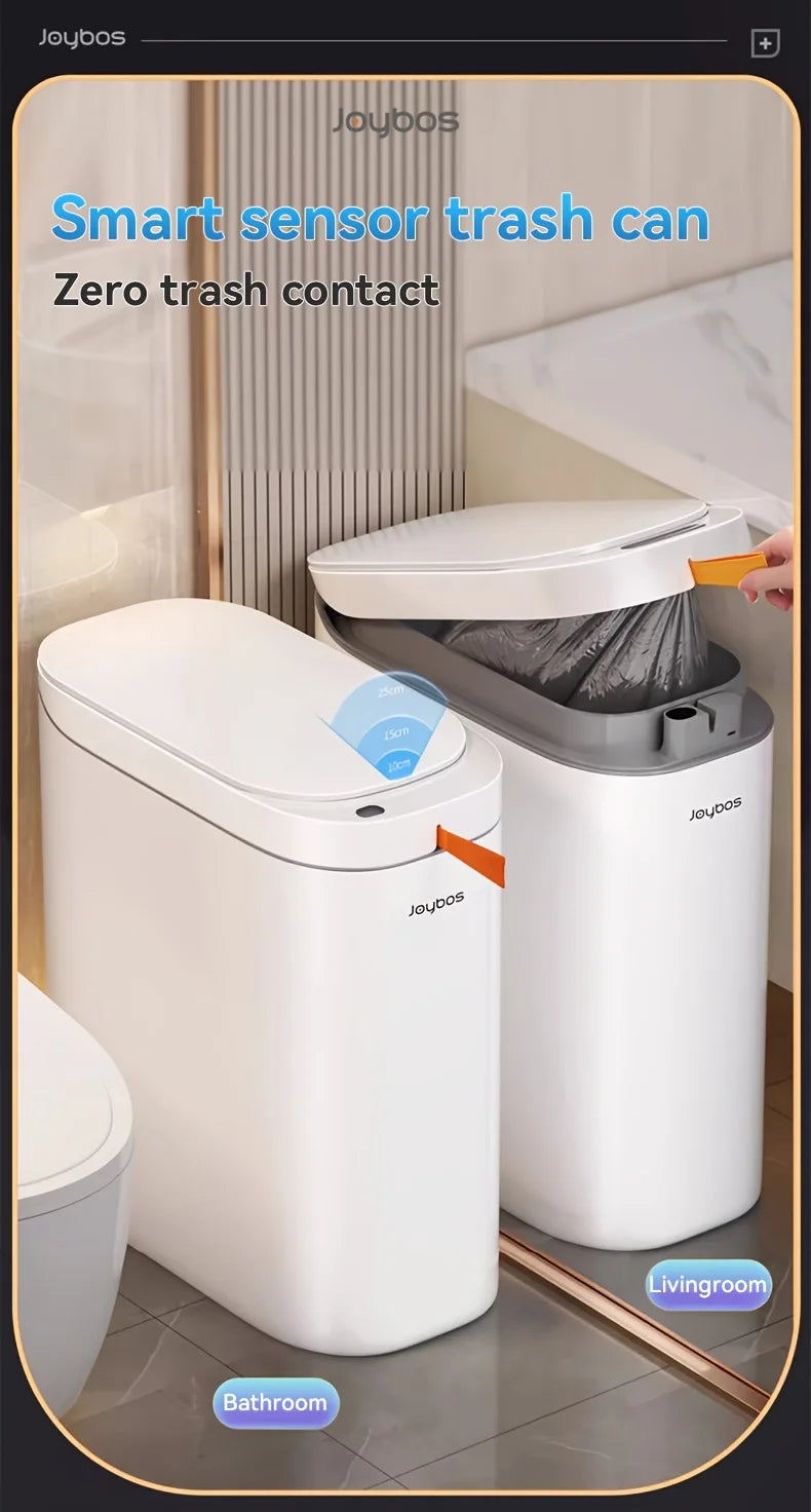 Smart Bag-Sucking Trash Can – Rechargeable Touchless Induction Waste Bin