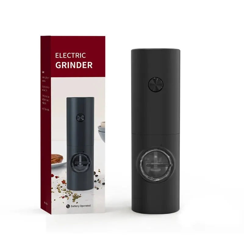 Automatic Gravity Pepper Grinder – LED Light Adjustable Coarseness Battery Operated
