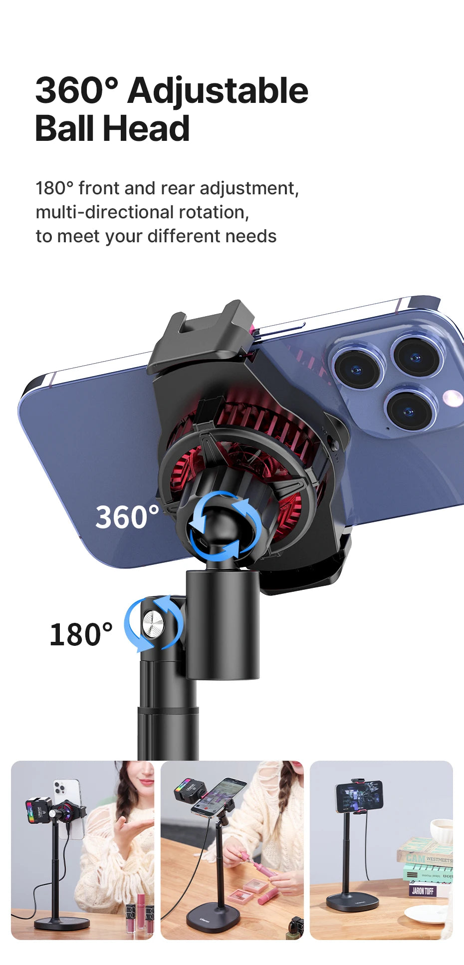 SK-06 Livestream Phone Clip with Cooling Radiator – Mobile Streaming Heat Control