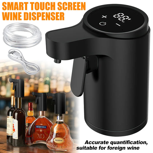 Smart Electric Wine Pump – Touch Control Rechargeable Wine Dispenser