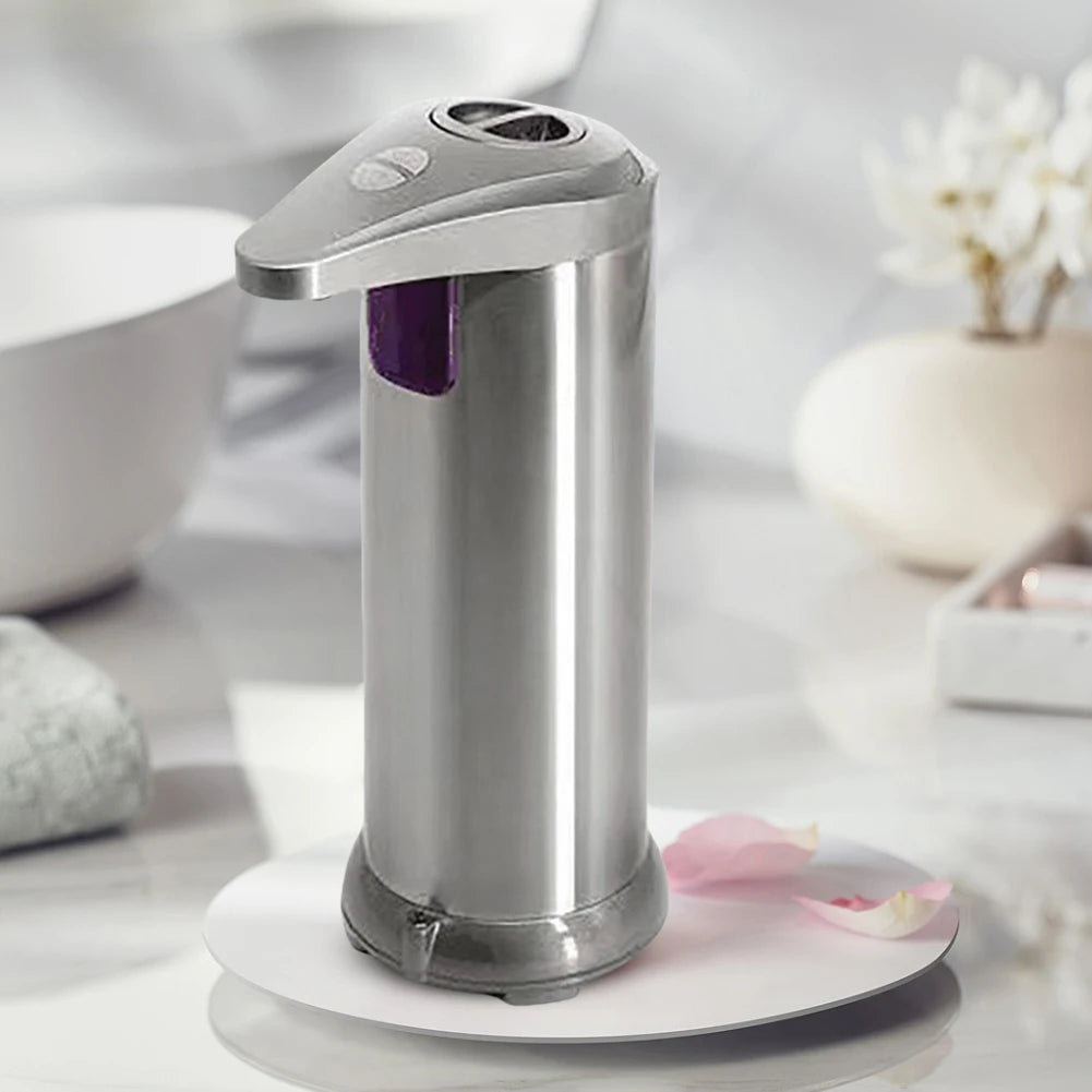 APWIKOGER Touchless Automatic Foam Soap Dispenser – Infrared Sensor, 3 Adjustable Levels, Stainless Steel