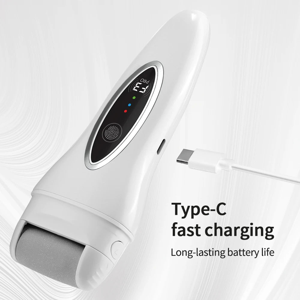 AFDEAL Rechargeable Electric Foot Callus Remover – Professional Pedicure Grinder (Standard / Simple)
