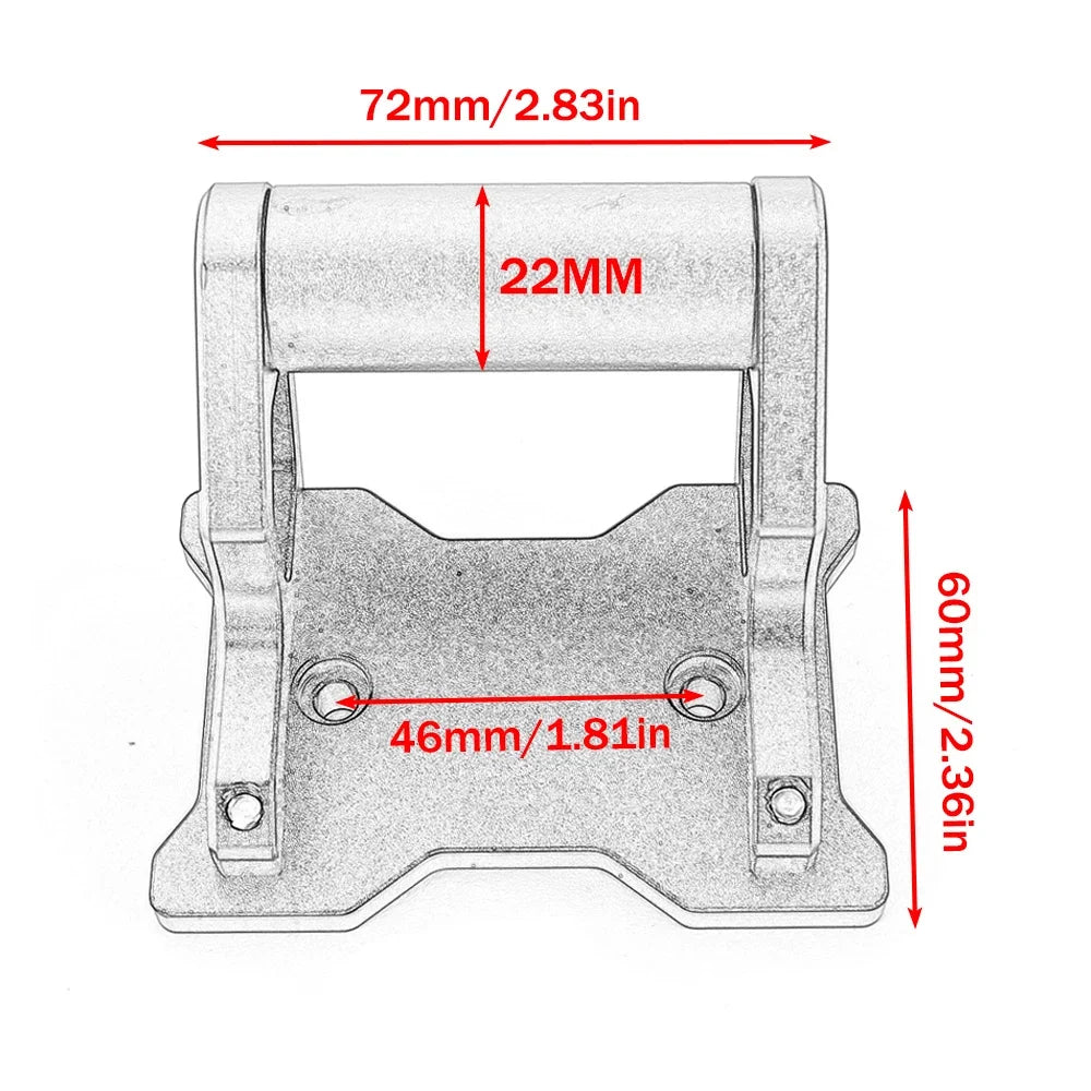 Motorcycle GPS Phone Holder Extension Bracket MT450 – CNC Aluminum Navigation Mount