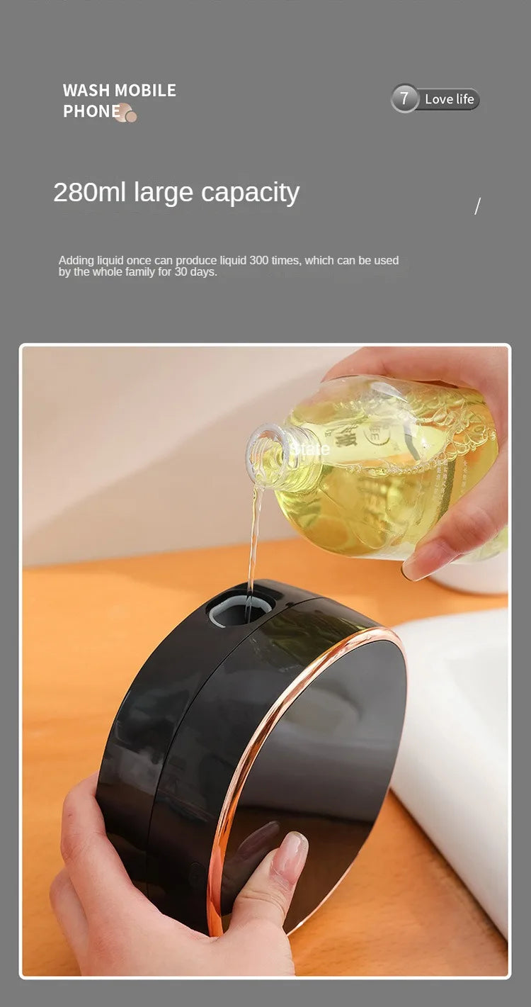 BALASHOV Automatic Soap Dispenser – Touchless Infrared Spray/Foam/Gel with 2000mAh Battery