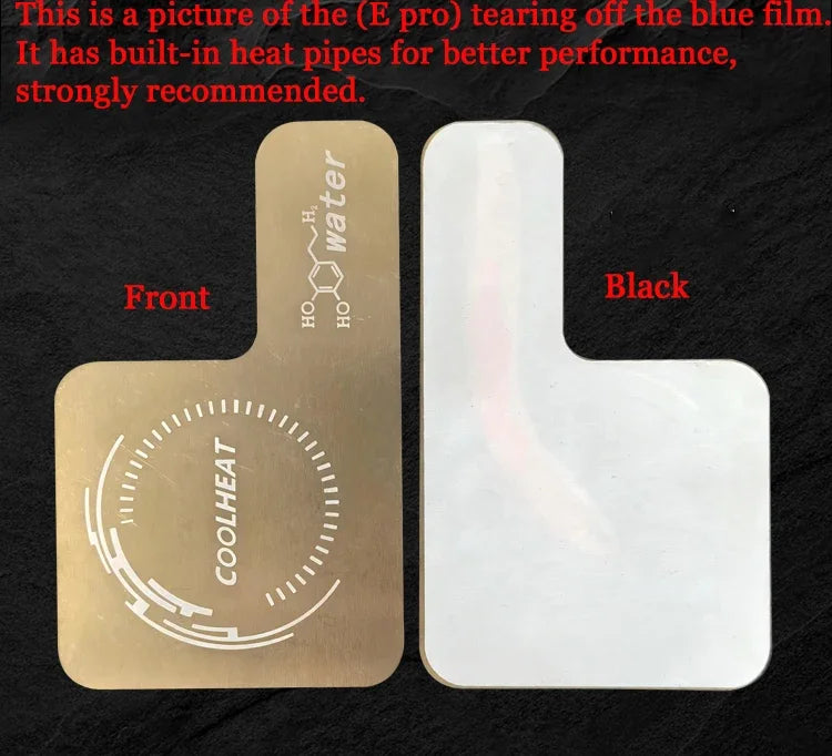 Magnetic Phone Cooling Plate (B Pro / E Pro) – Aluminum Heat Sink with Heat Pipe