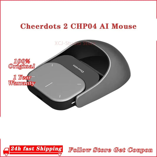 JYYXF Cheerdots 2 AI Air Mouse – Bluetooth Detachable Presentation Clicker with Laser & Recording