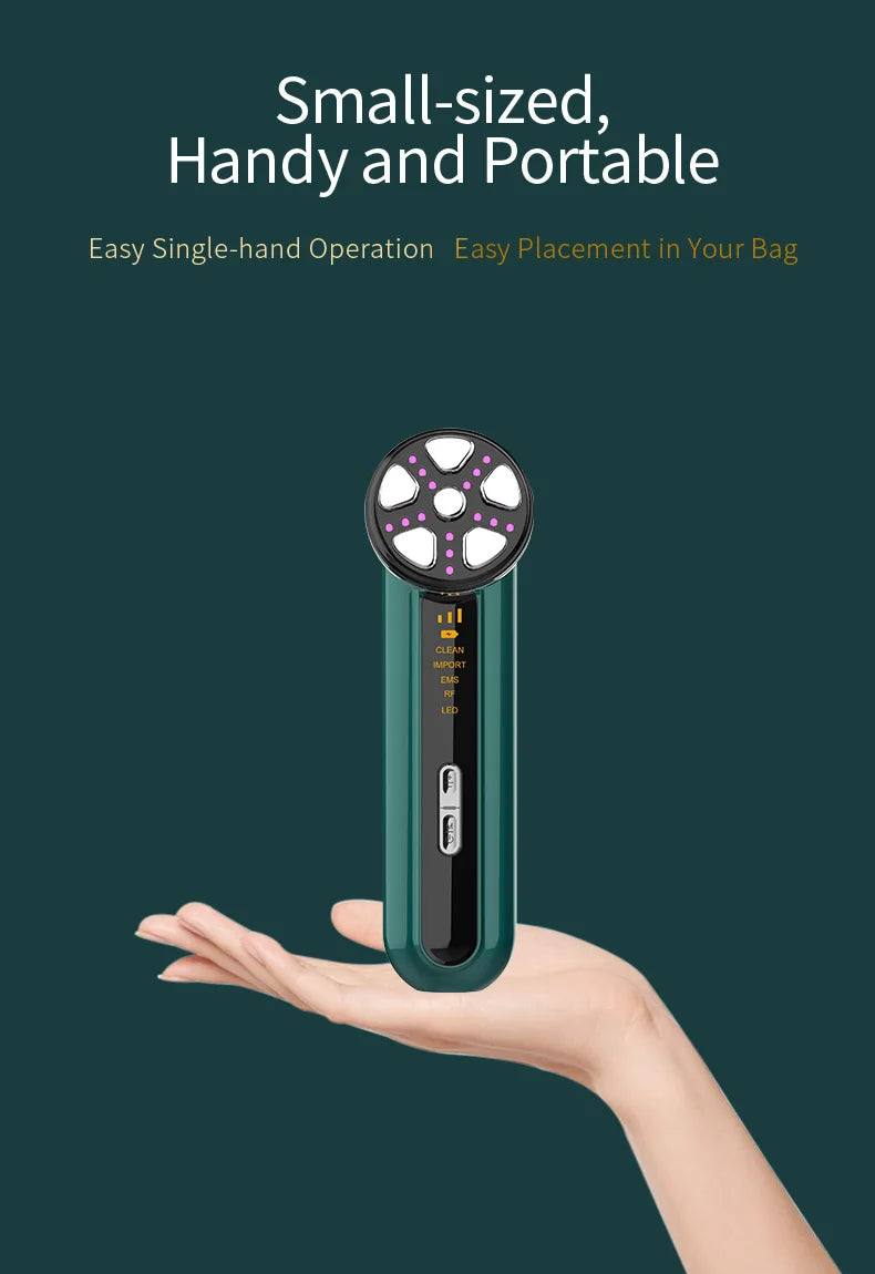 VIMYSHOW EMS Facial Beauty Device ES-1091 – RF LED Microcurrent Skin Tightening