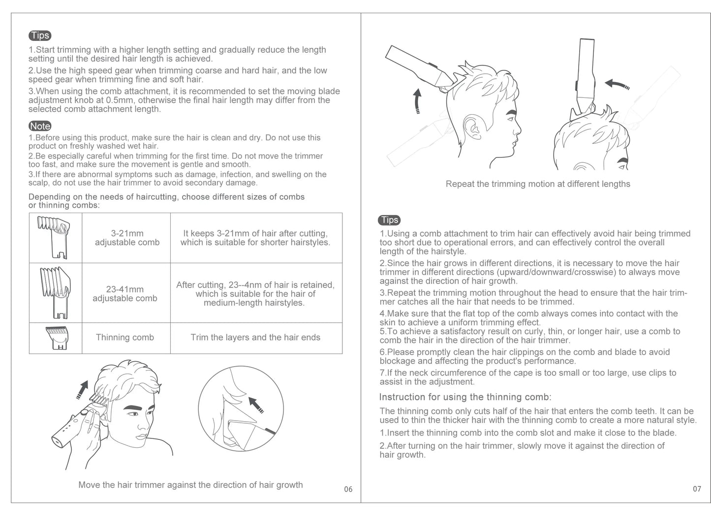 Xiaomi Mijia Hair Clipper 2 – IPX7 Waterproof Professional Cordless Trimmer