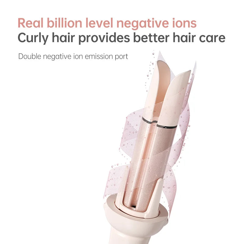 Automatic Rotating Hair Curler – 32mm Ceramic Wave Curling Iron with Interchangeable Barrels