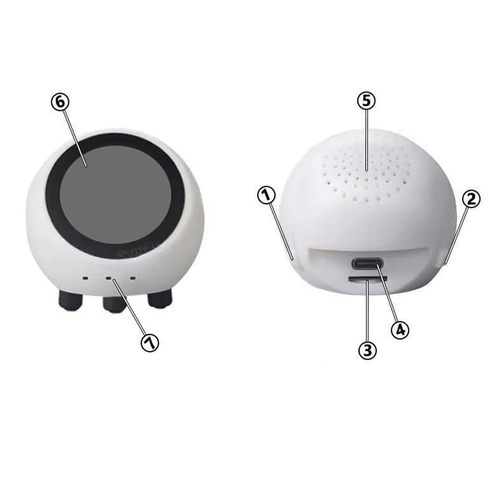 Shunmaii ESP32-S3 AI Voice Chat Robot – Smart Desktop Assistant with 1.28″ LCD Display