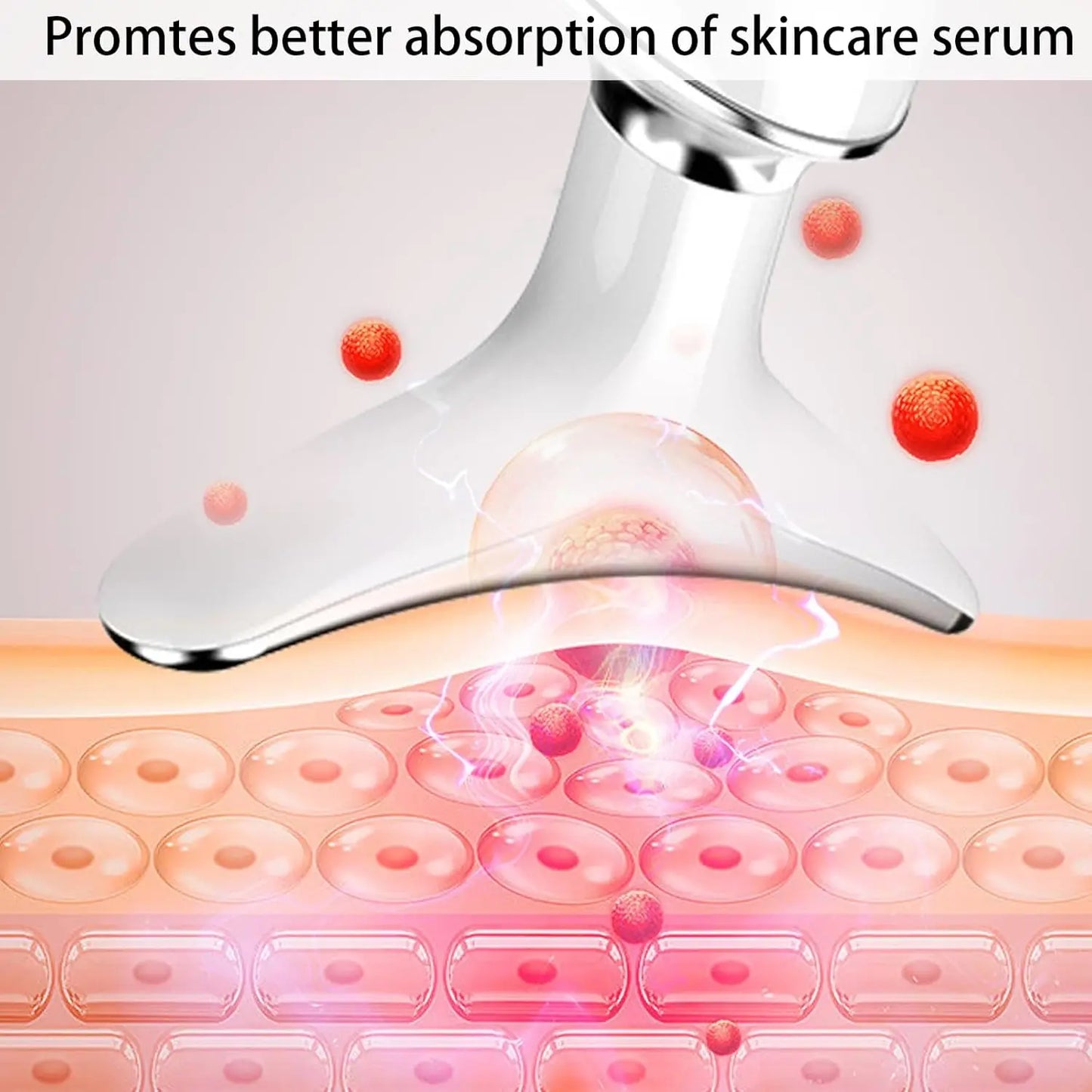 VIMYSHOW ES1081 Neck Massager – LED EMS Anti-Wrinkle Face Sculpting Tool