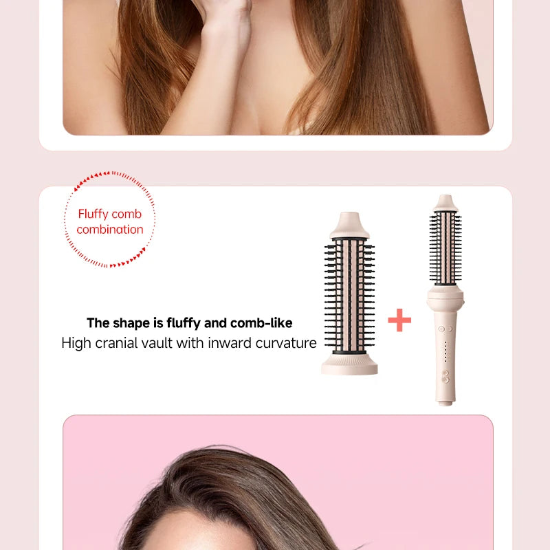 Automatic Rotating Hair Curler – 32mm Ceramic Wave Curling Iron with Interchangeable Barrels