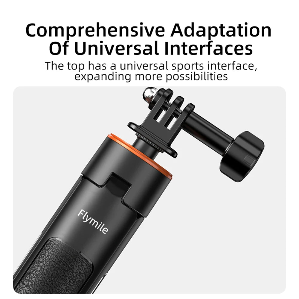 Portable Selfie Stick Tripod with 1/4″ Mount – Vlog & Live Stream