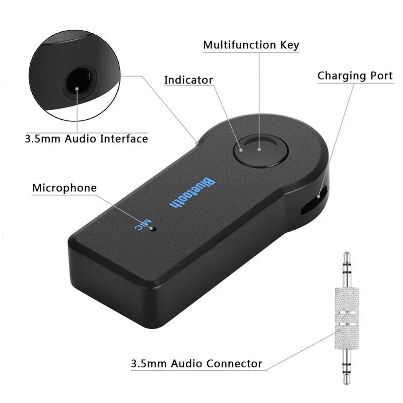 Tideboom 2-in-1 Bluetooth 5.0 Receiver & Transmitter Adapter