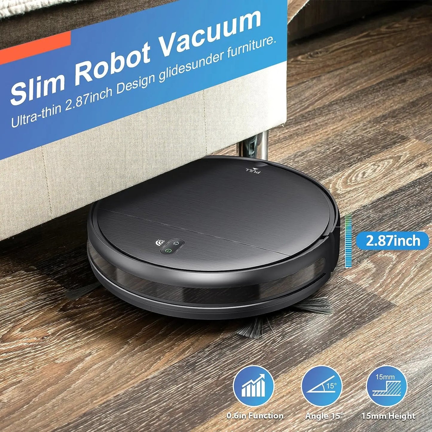 Omeser BR151 Robot Vacuum & Mop Combo – Planned Cleaning, Remote + App Control