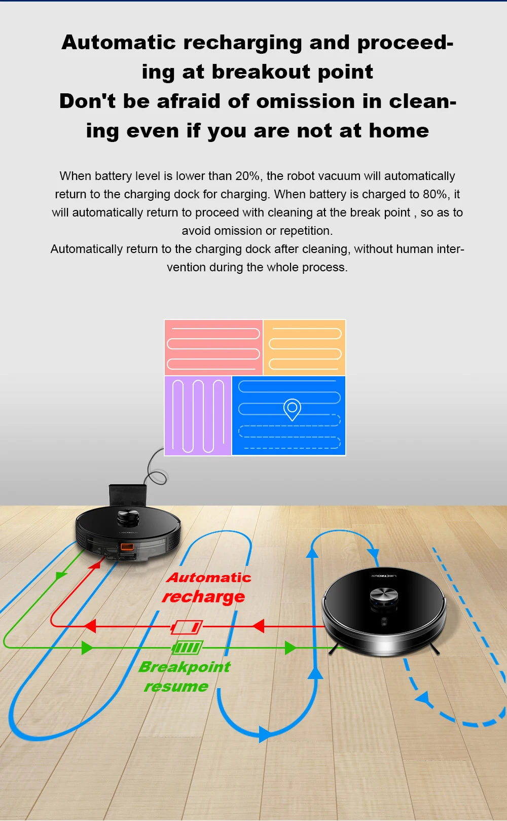 Liectroux X6 Smart Robot Vacuum Cleaner – Laser LiDAR, Y-Shape Mopping, 6500Pa Suction