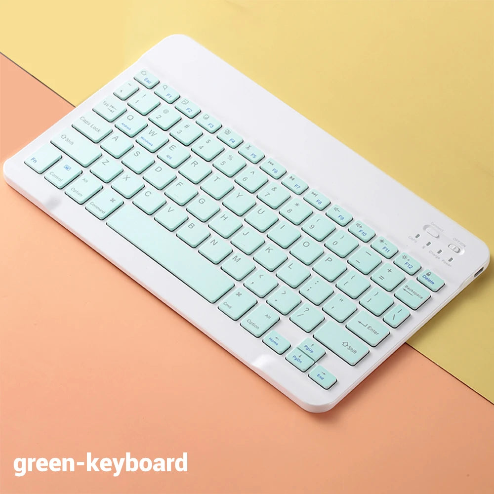 Bluetooth Keyboard with Wireless Mouse – Rechargeable, Home Office Ready