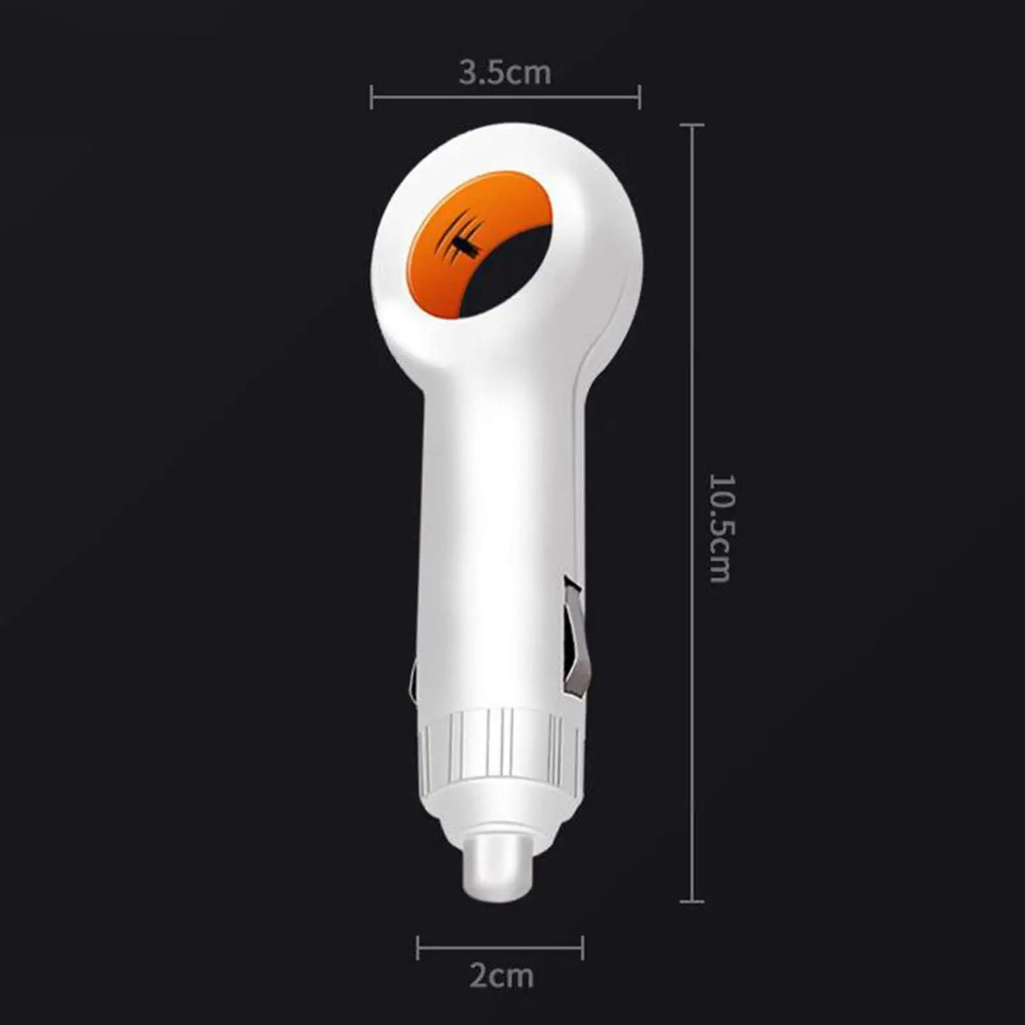SONONIA Mini Car Air Purifier with Negative Ions – Plug-In Portable Deodorizer for Vehicle & Small Spaces