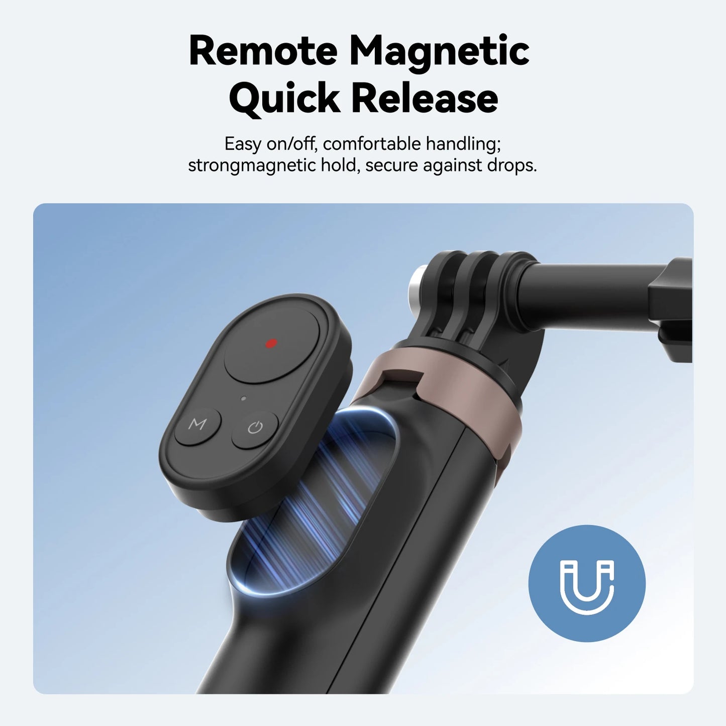 Long-Range 80m Remote Selfie Stick Tripod for Action Cameras & Phones
