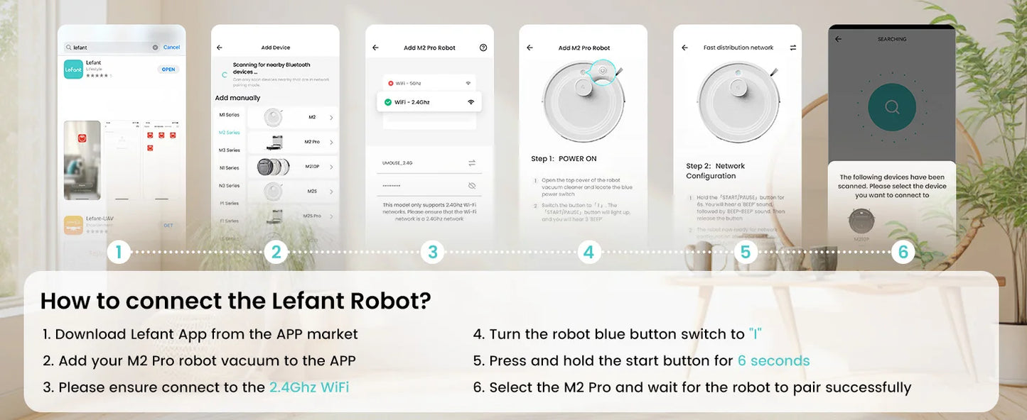 Lefant M2 Pro Smart Robot Vacuum Cleaner – LiDAR Navigation, Wet & Dry Cleaning, Alexa Ready