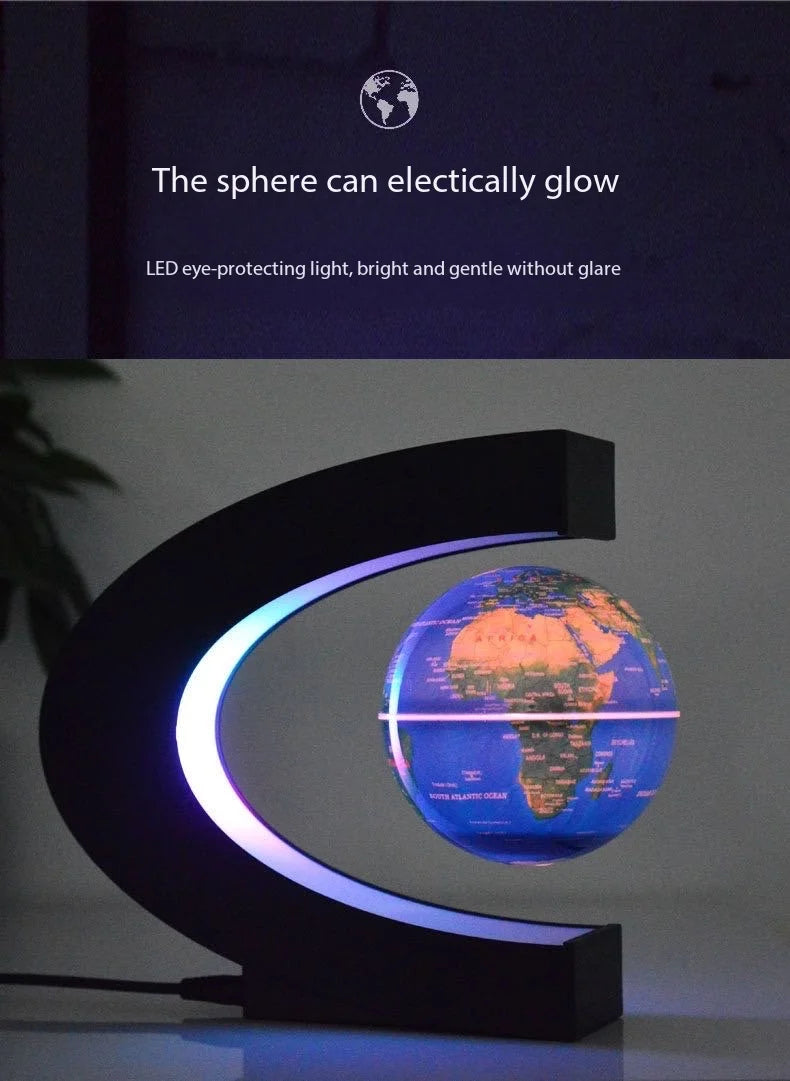 Floating LED Levitating Ball Lamp | Magnetic Suspension Desk Decor Light