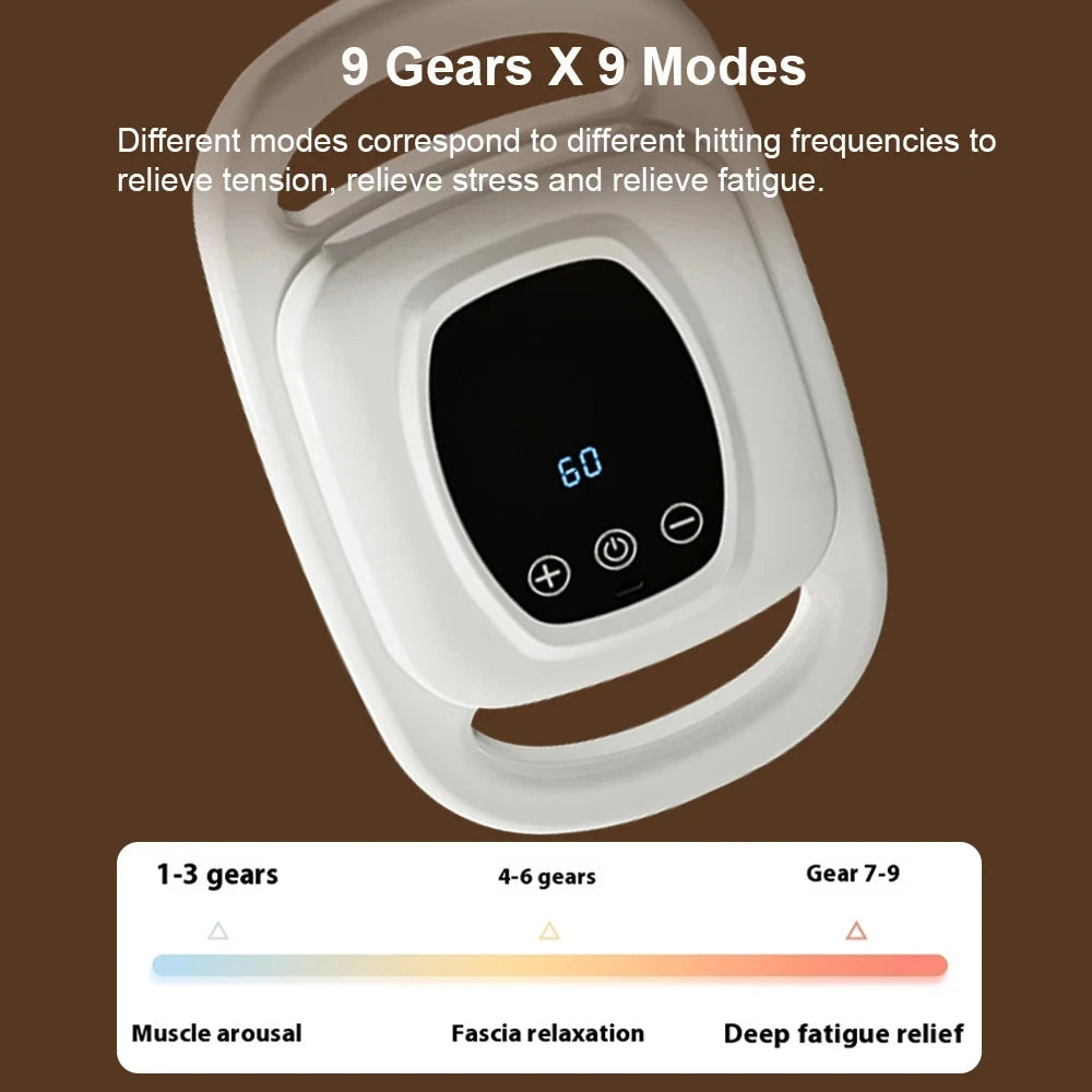 HOMEFISH 6-Head Massage Gun – Wide-Coverage Percussive Muscle Relaxation