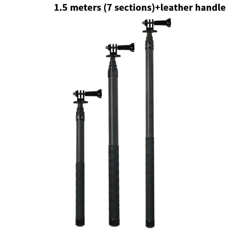 Lightweight Carbon Fiber Extension Rod for Cameras, GoPro & Smartphones