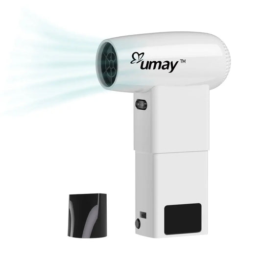 UMAY Portable Cordless Hair Dryer RX-010 – 400W Thermostatic Hot & Cold Wind, Travel-Ready