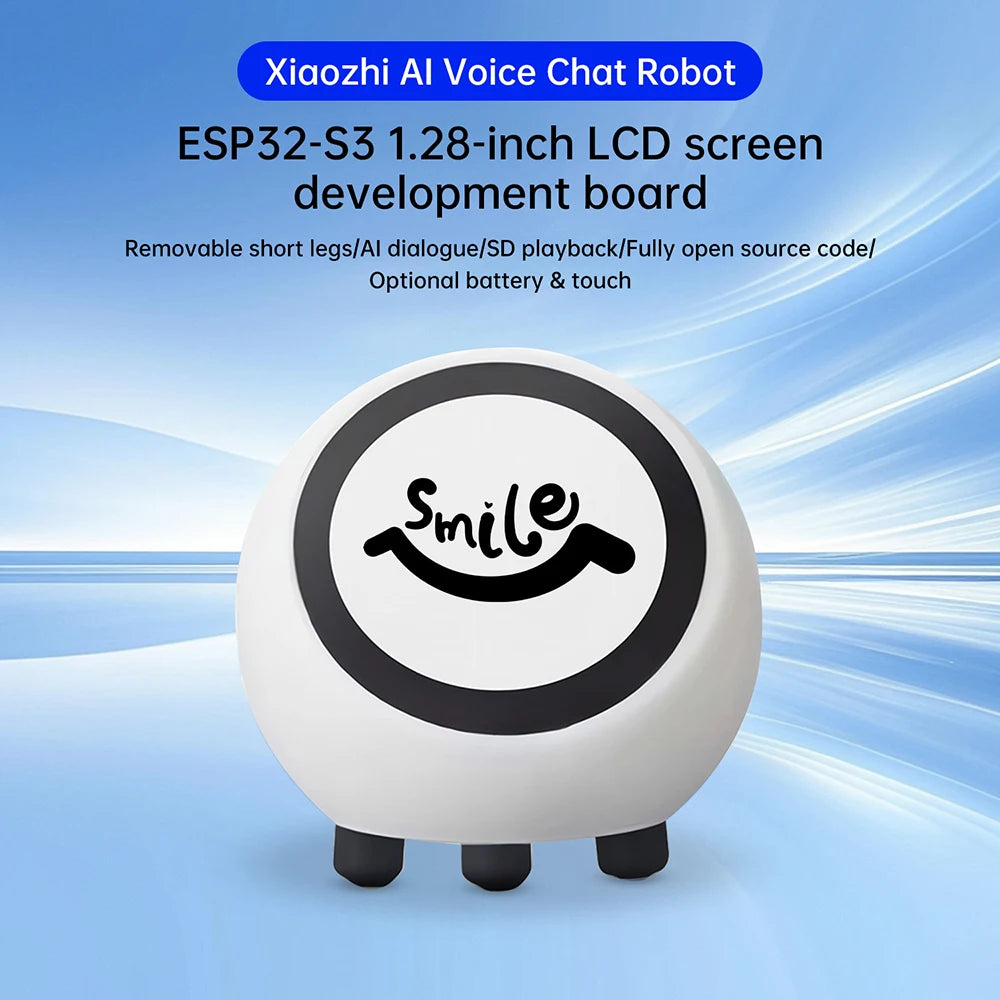 ESP32-S3 AI Voice Assistant Module – 1.28″ Screen, Weather Clock, Open-Source