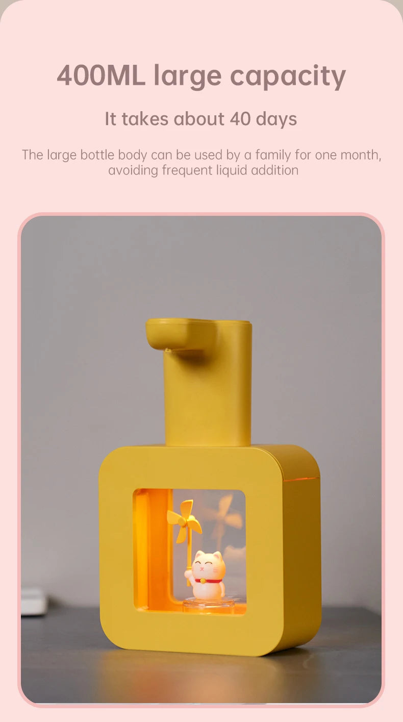 Cute Touchless Foam Soap Dispenser for Kids