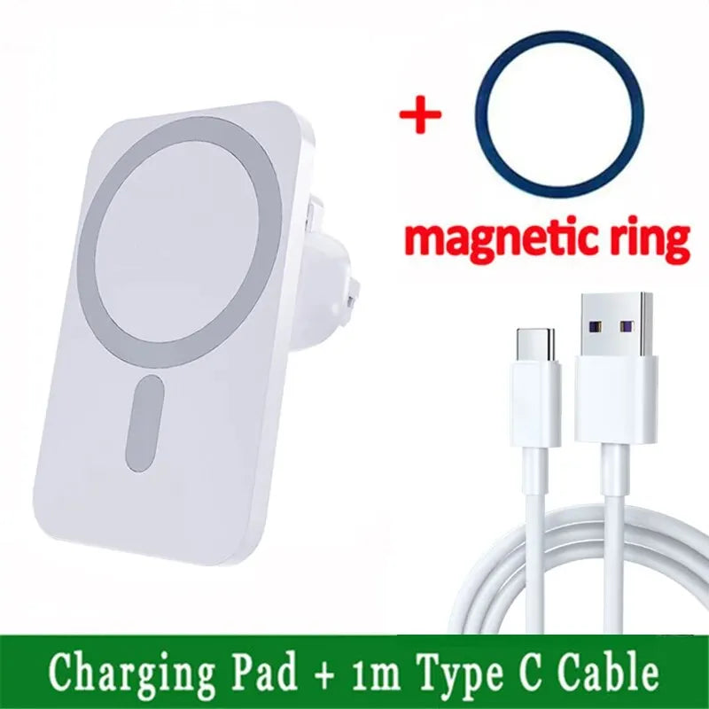 30W Magnetic Wireless Car Charger – Air Vent Phone Holder for iPhone