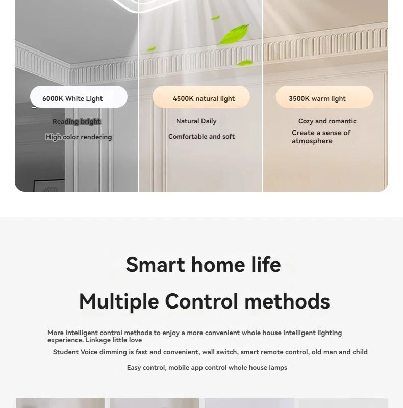 Artpad Modern LED Ceiling Fan with Light | Remote Control, Dimmable, Silent Motor