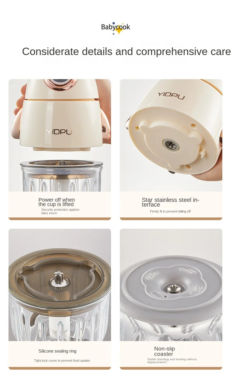 siwenyeden 300ml Electric Chopper & Grinder – 200W Mini Food Processor