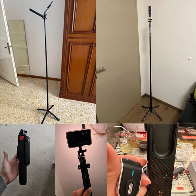 Ulanzi 1.8M Smartphone Selfie Stick Tripod – Bluetooth Remote & 360° Head