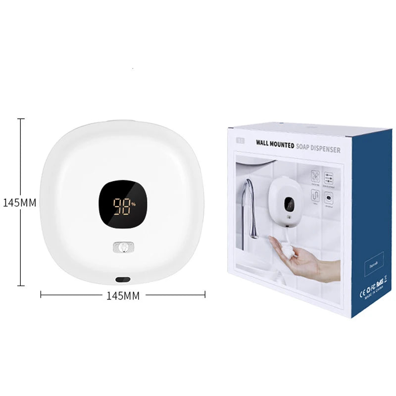 BALASHOV Automatic Foam Soap Dispenser – Touchless Wall-Mounted USB Rechargeable (S1)